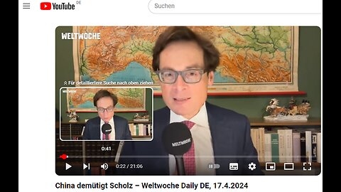 China demütigt Scholz – Weltwoche Daily DE, 17.4.2024