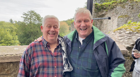 ☘️ Chance Meeting of FDNY Brothers at Blarney Castle ☘️