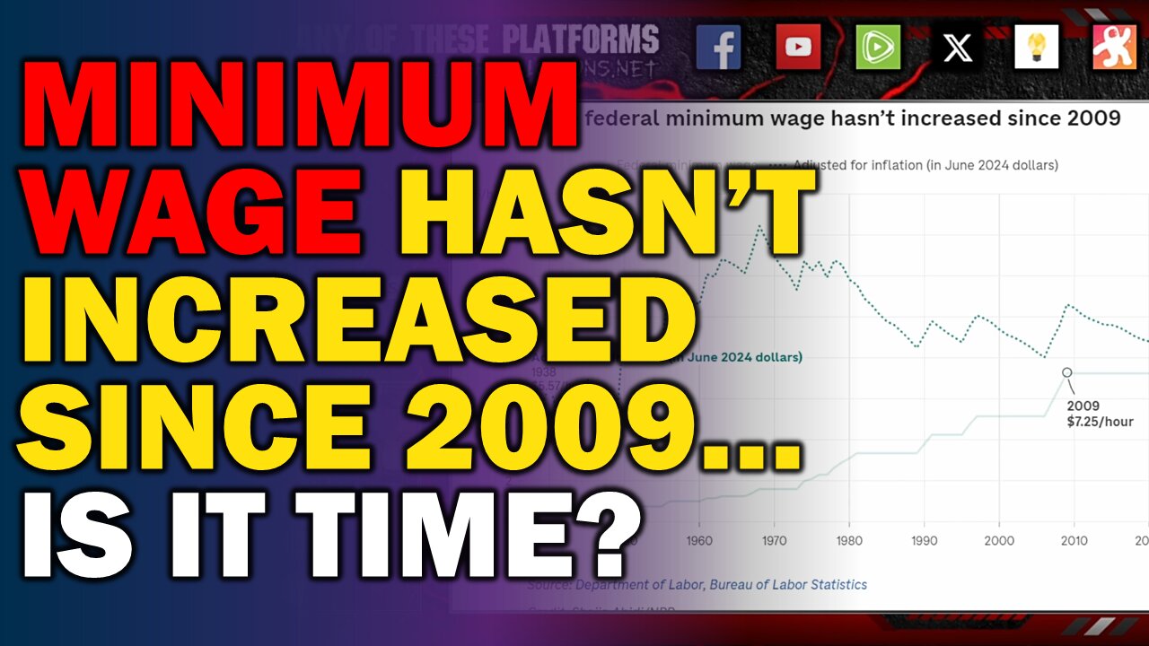Do you think it's time for us to increase the minimum wage, or possibly even get rid of it?