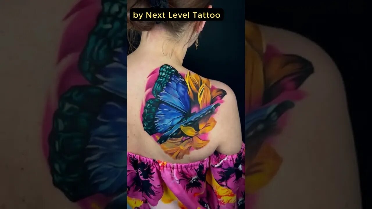 Stunning Work By Next Level Tattoo #shorts #tattoos #inked #youtubeshorts