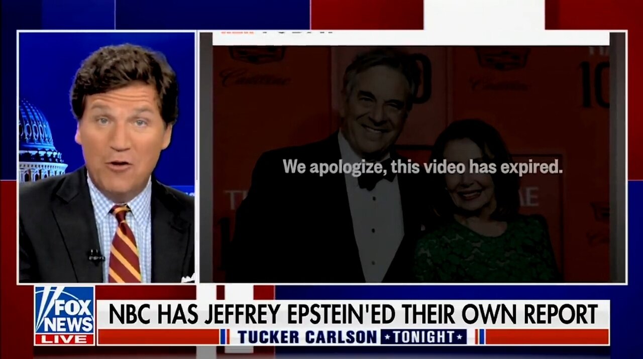 NBC Jeffrey Epstein'ed Their Own Paul Pelosi Report: Tucker