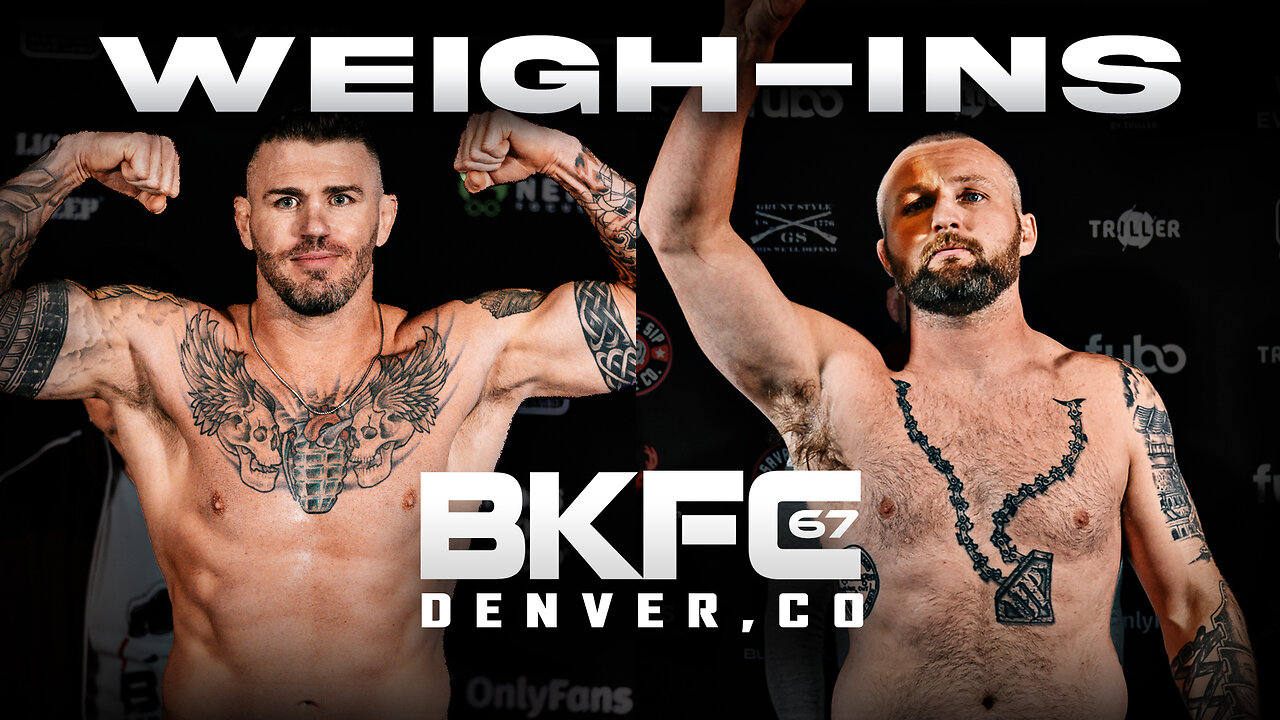 BKFC 67 DENVER CAMOZZI vs DEPEE WEIGH IN