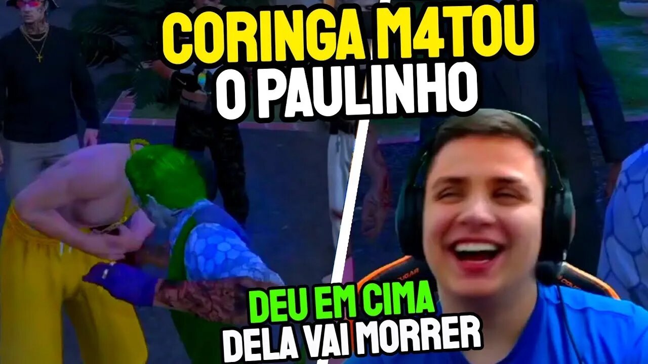 PAULINHO O LOKO FOI MORTO PELO CORINGA POR DAR EM CIMA DA ARLEQUINA !! CLIPS COMPLEXO GTA RP