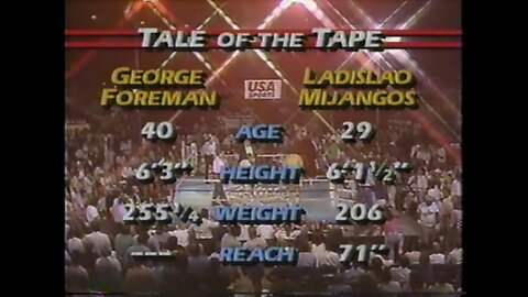 1988-08-25 George Foreman vs Ladislao Mijangos