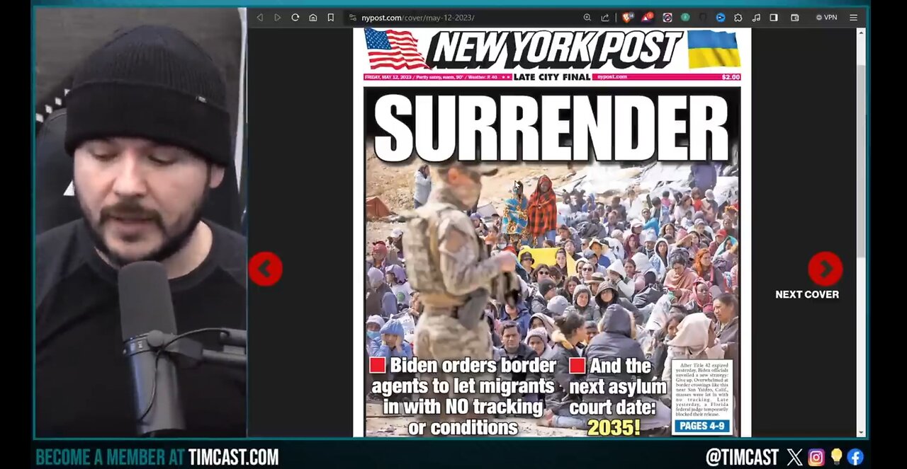 WW3 Update: US INVADED Over 12,000 Illegals a day /Math? Biden SURRENDERS to Countries 4 $$$ 22m