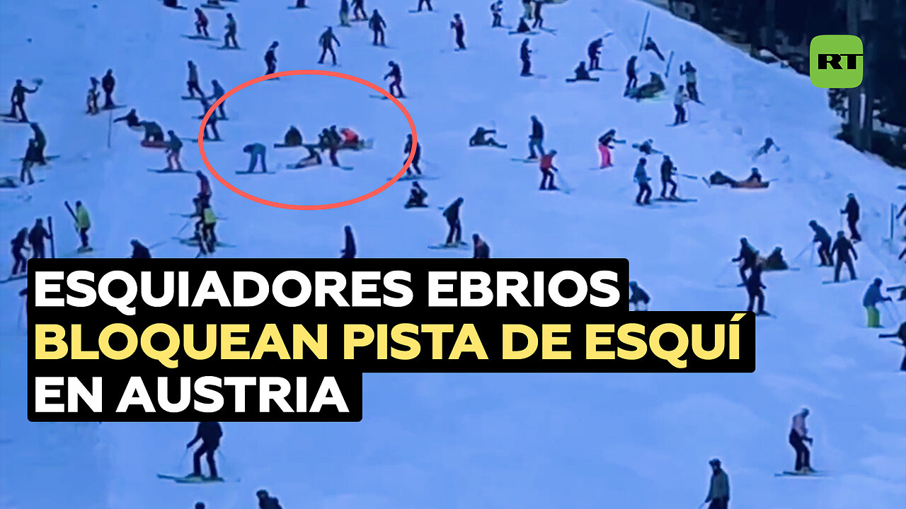 Fiesta 'après ski' termina en caos con esquiadores ebrios en Austria