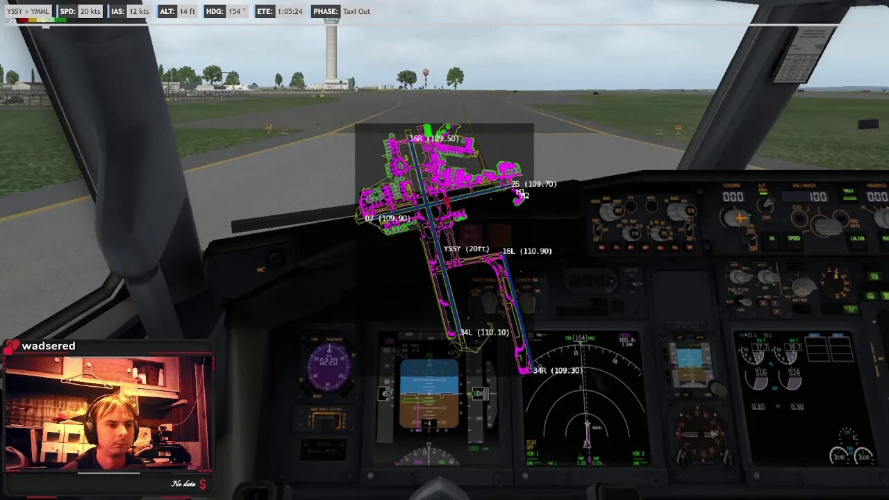 Sydney to Melbourne B738 VATSIM