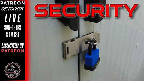 The Watchman News - Securing Our Metal Shed - Adding A Hasp & ABUS Lock