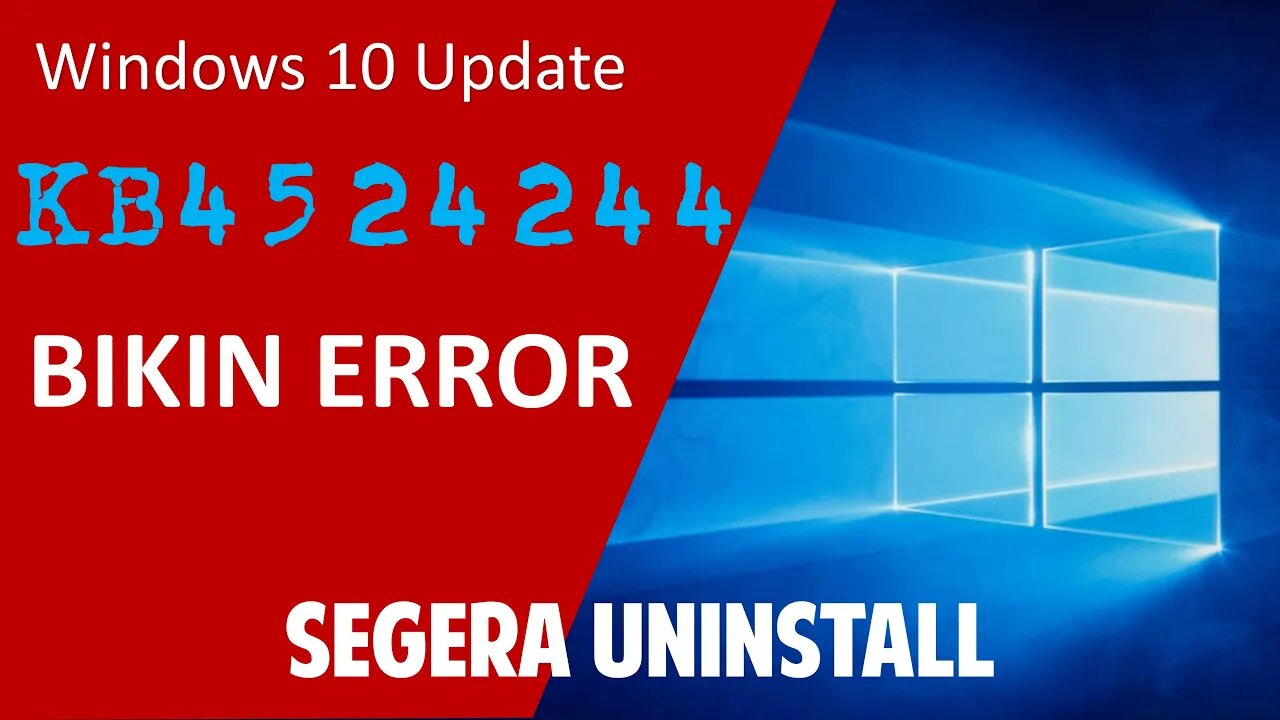 Begini Cara Uninstall Update Windows 10, Jika Windows 10 Sering Macet