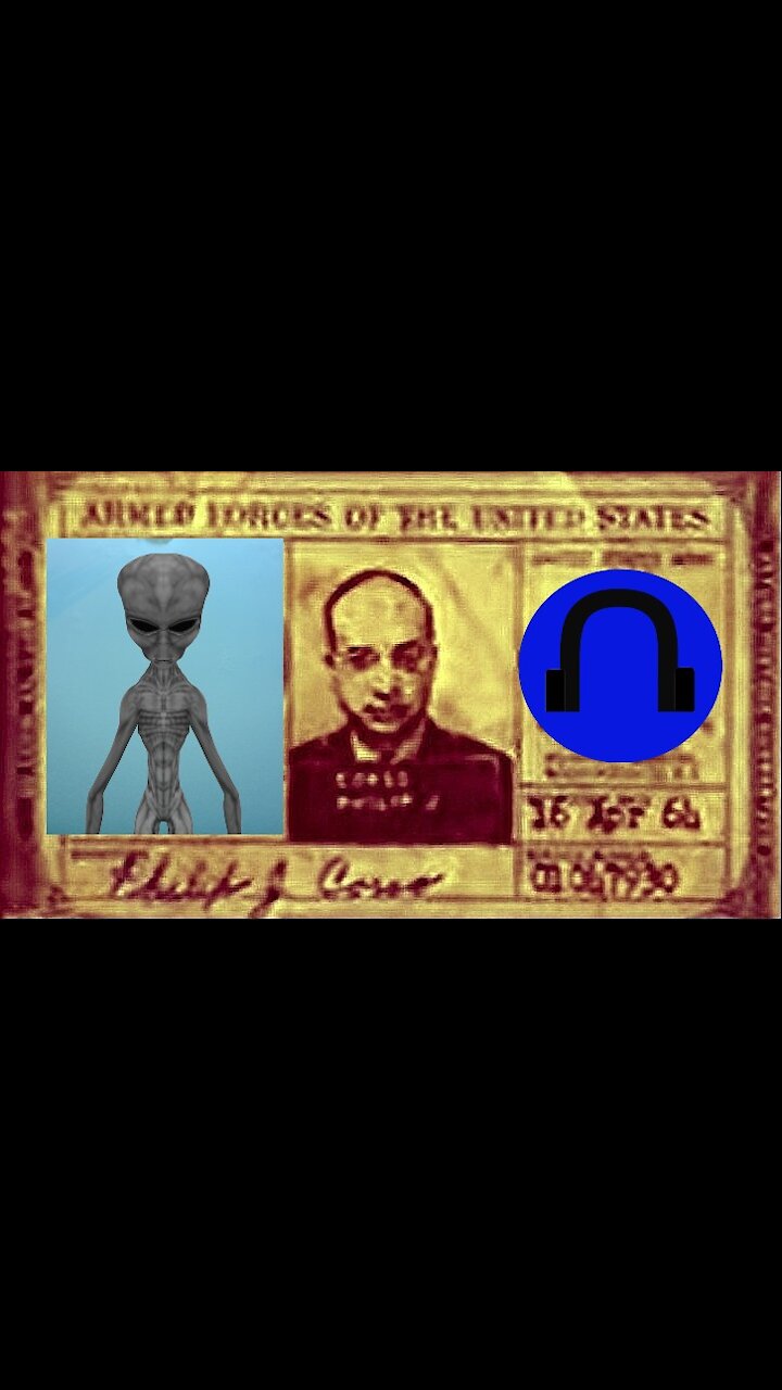 Seeing an Alien Body: Philip Corso shares his experience