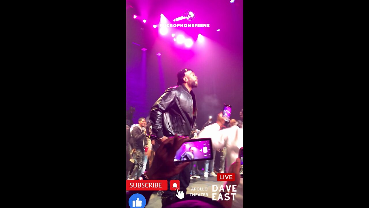 Dave East Ft Method man live at Apollo theater