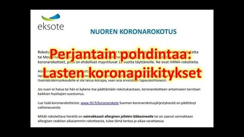 Perjantain pohdintaa - Lasten koronapiikitykset