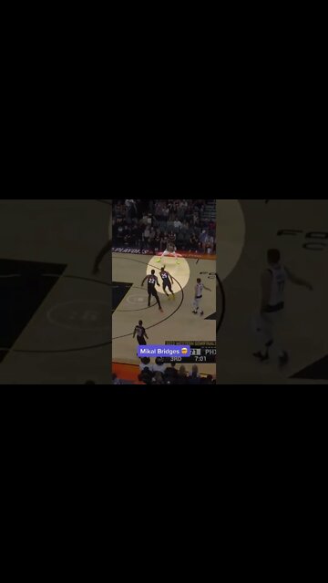 How did Mikal Bridges cover this much ground