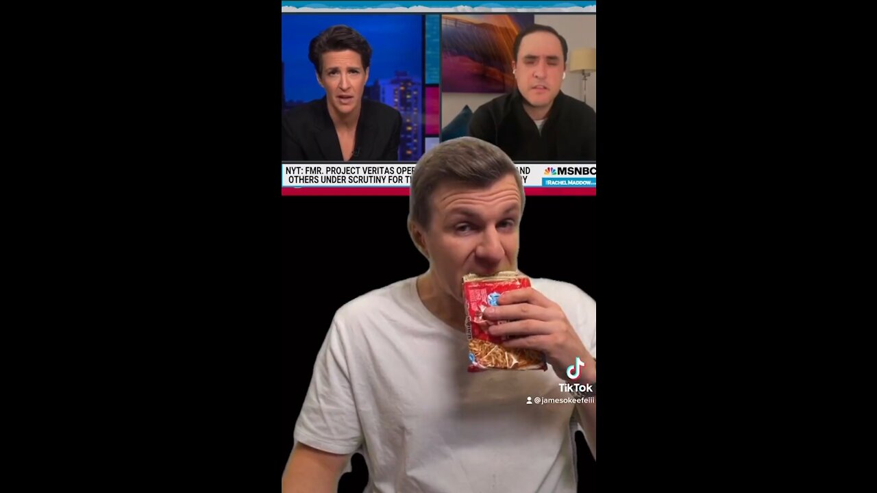 James O'Keefe Channels His Inner Ramen Dude