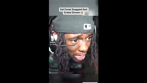 Kai cenat snaps on stream