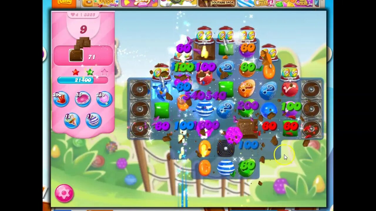 Candy Crush Level 3325 Talkthrough, 22 Moves 0 Boosters