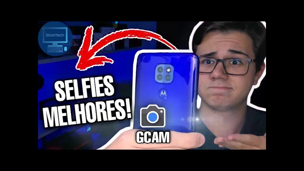 APRENDA A MELHORAR SUAS SELFIES NO MOTO G9 PLAY COM A GCAM!!! 🤳 | Tutorial