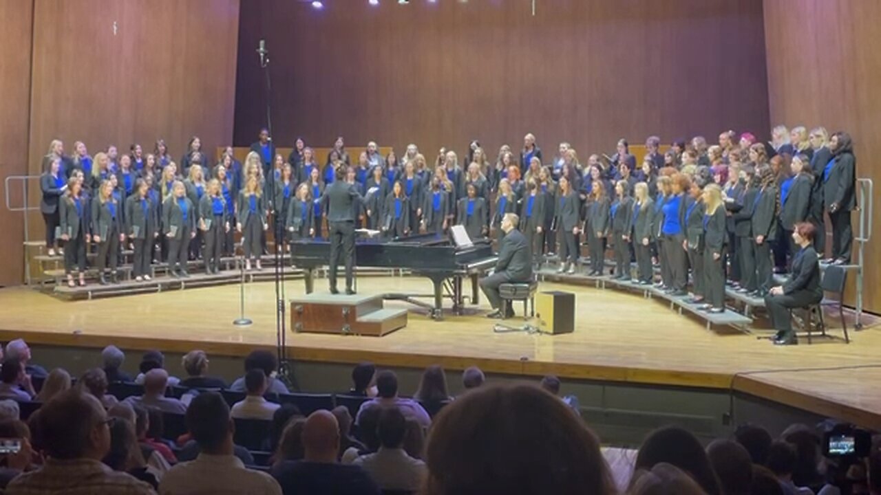 UK women’s choir fall concert 2022. Song:embers