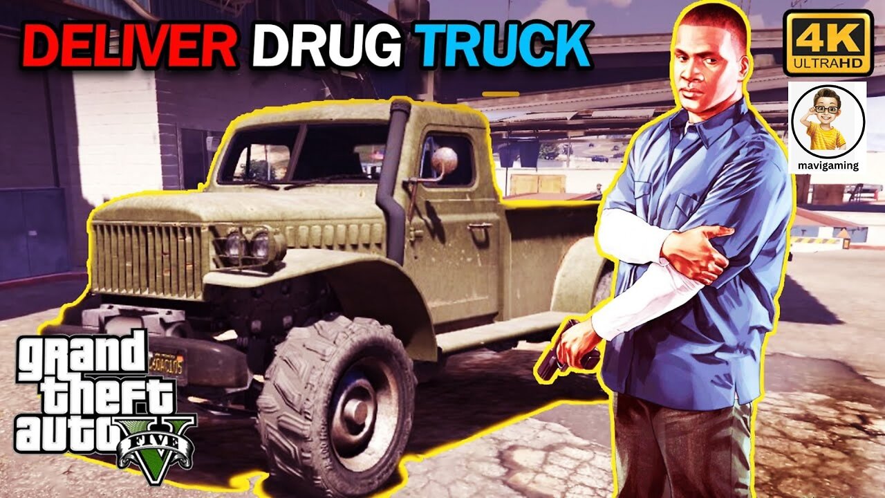 I STOLE A DELIVERY TRUCK AND ESCAPED FROM POLICE GTA 5 GAMEPLAY #GTA #GAMING #GTAONLINEE