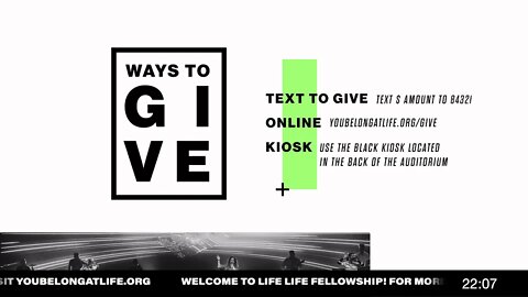 Join Us Live at Life Fellowship | 9AM