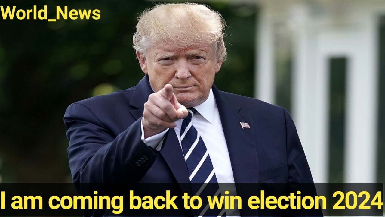 Trump Releases Message To People Of Atlanta After Arrest | I am coming back to win election 2024