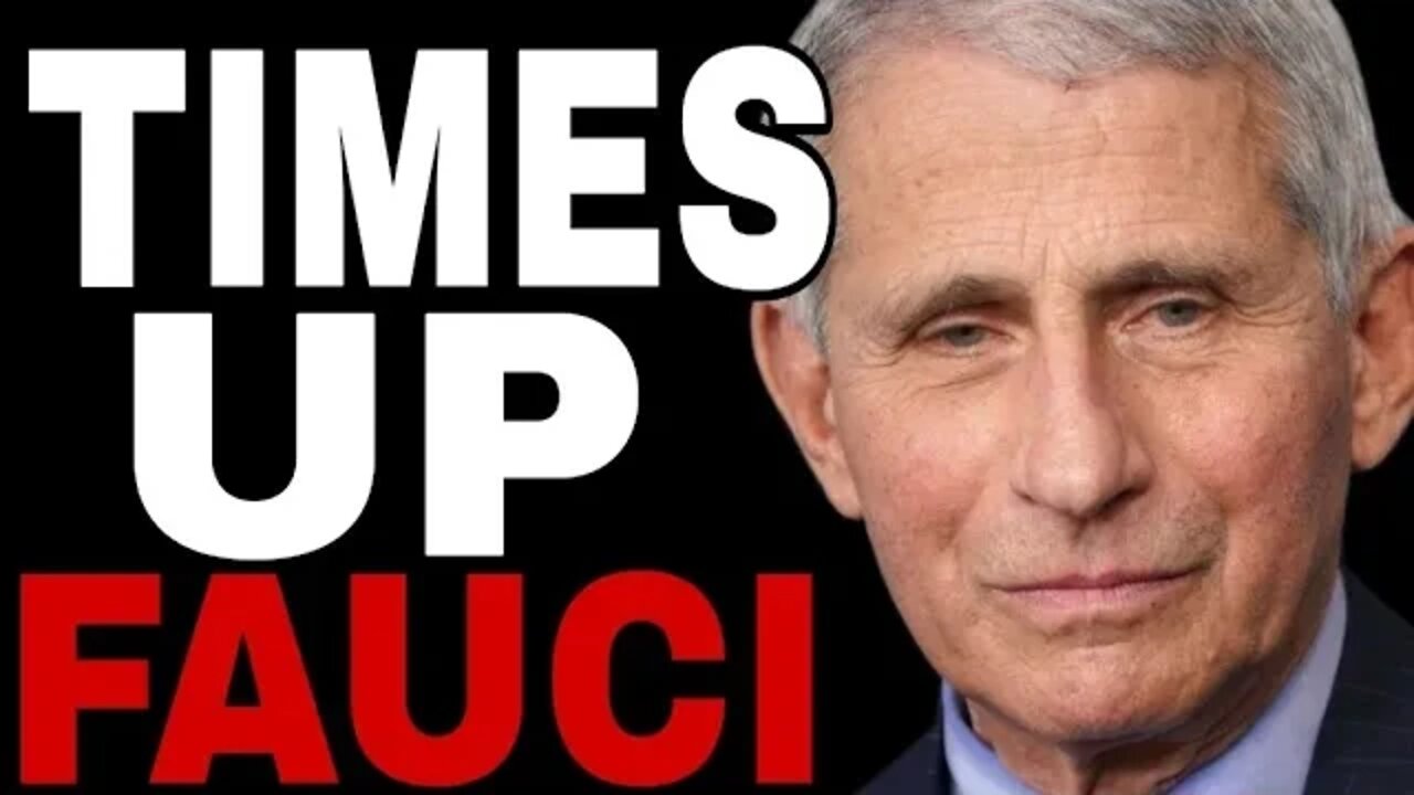 DR FAUCI PANICS AND ANNOUNCES RETIREMENT BEFORE REPUBLICANS TAKE CONTROL OF CONGRESS