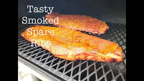 The Best Barbecue Smoked Spare Ribs made Simple and Easy!! - Part 2 - The Cook