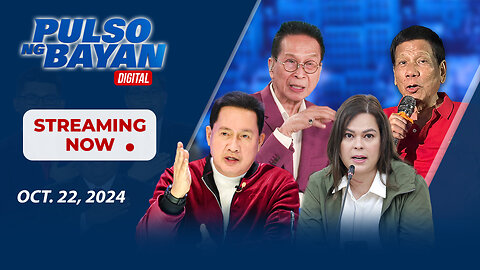 LIVE | Pulso ng Bayan with Admar Vilando at Jade Calabroso | Oct. 22, 2024