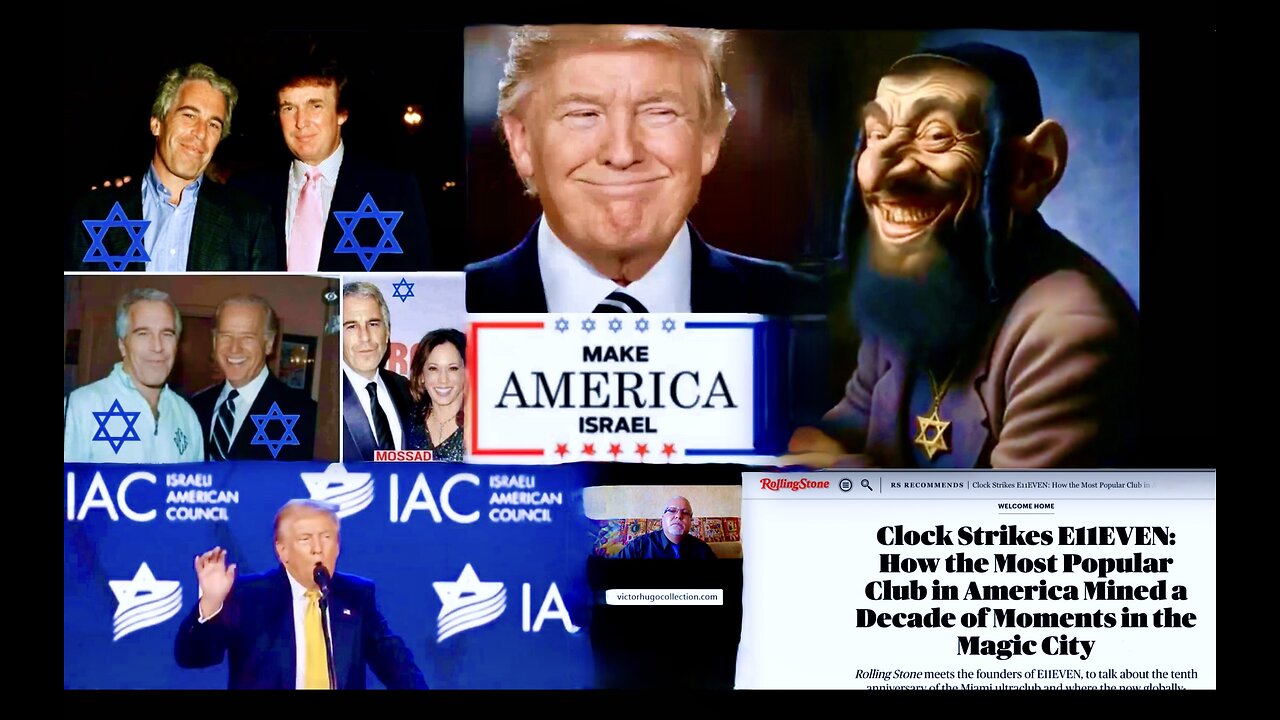 Trump Epstein Diddy Michael Simkins Club E11even Gareth Icke Jim Fetzer Joachim Jagopian Victor Hugo