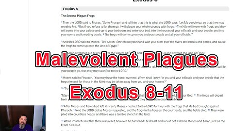 Unnecessary Plagues Exodus 8-10