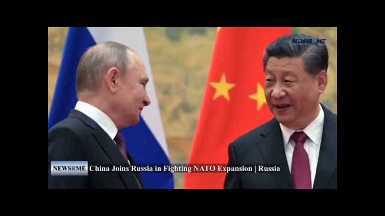Russia News: China joins Russia in fighting NATO expansion