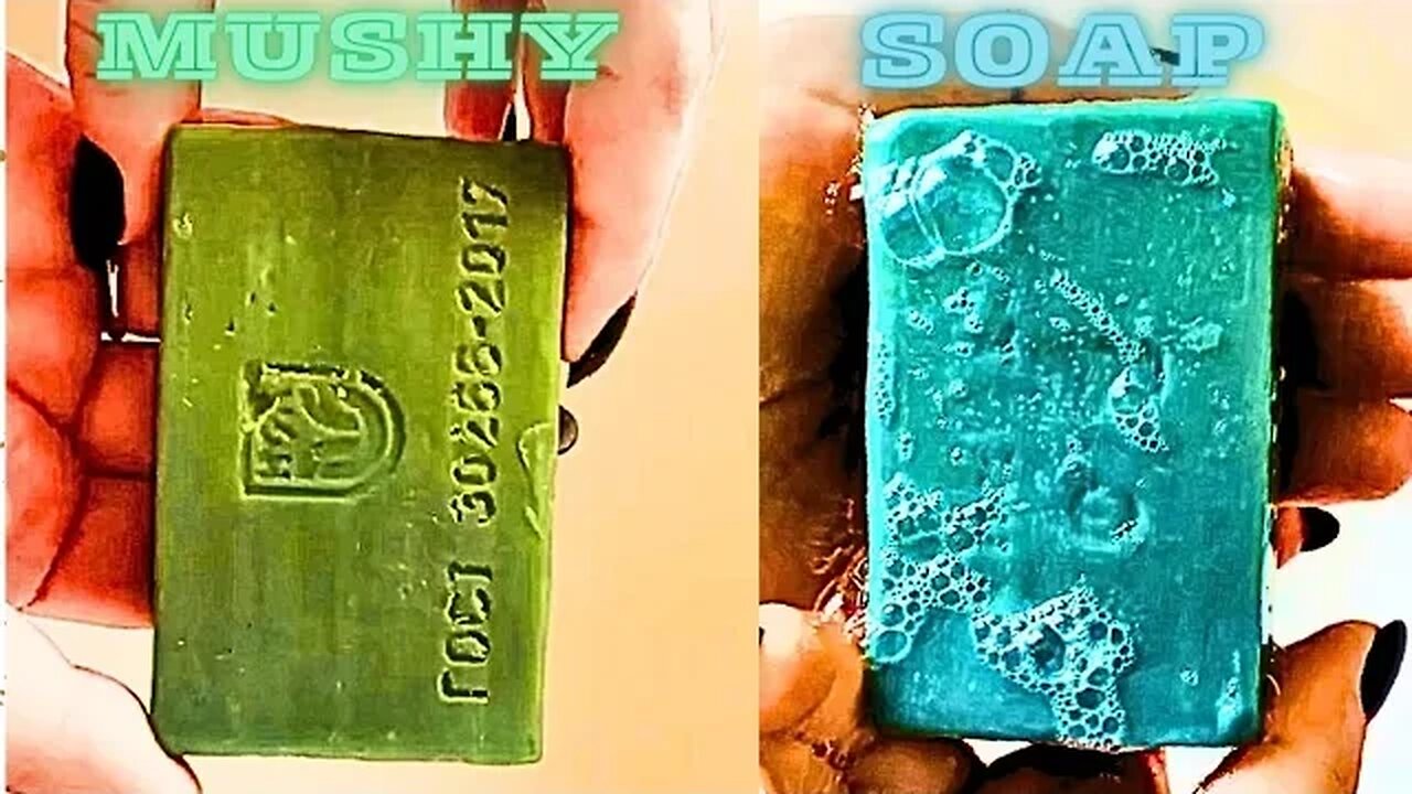 Unbelievably Relaxing ASMR Soap 💙💚 Mushy Soap 💖💝 LUX | CAMAY SOAP ✨ Super Satisfying ASMR video 🔥