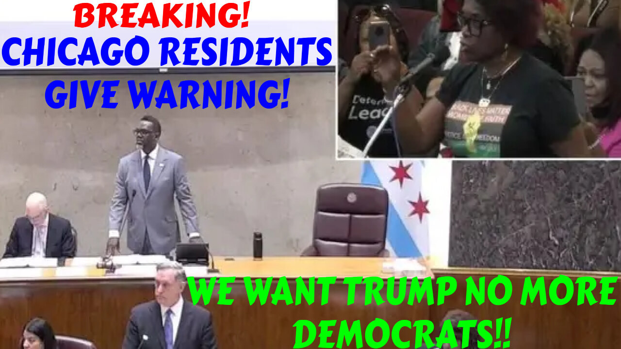 BREAKING CHICAGO RESIDENTS FED UP WITH DEMOCRATS AS CALIFORNIA LOSES ANOTHER OFFICIAL TO THE RIGHT