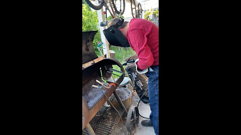 Just a short teaching my son to weld.