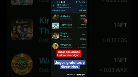 Dicas de cryptogames e nfts grátis. #nftgratis #nftbrgratis #nftpromissora #nftbrasil