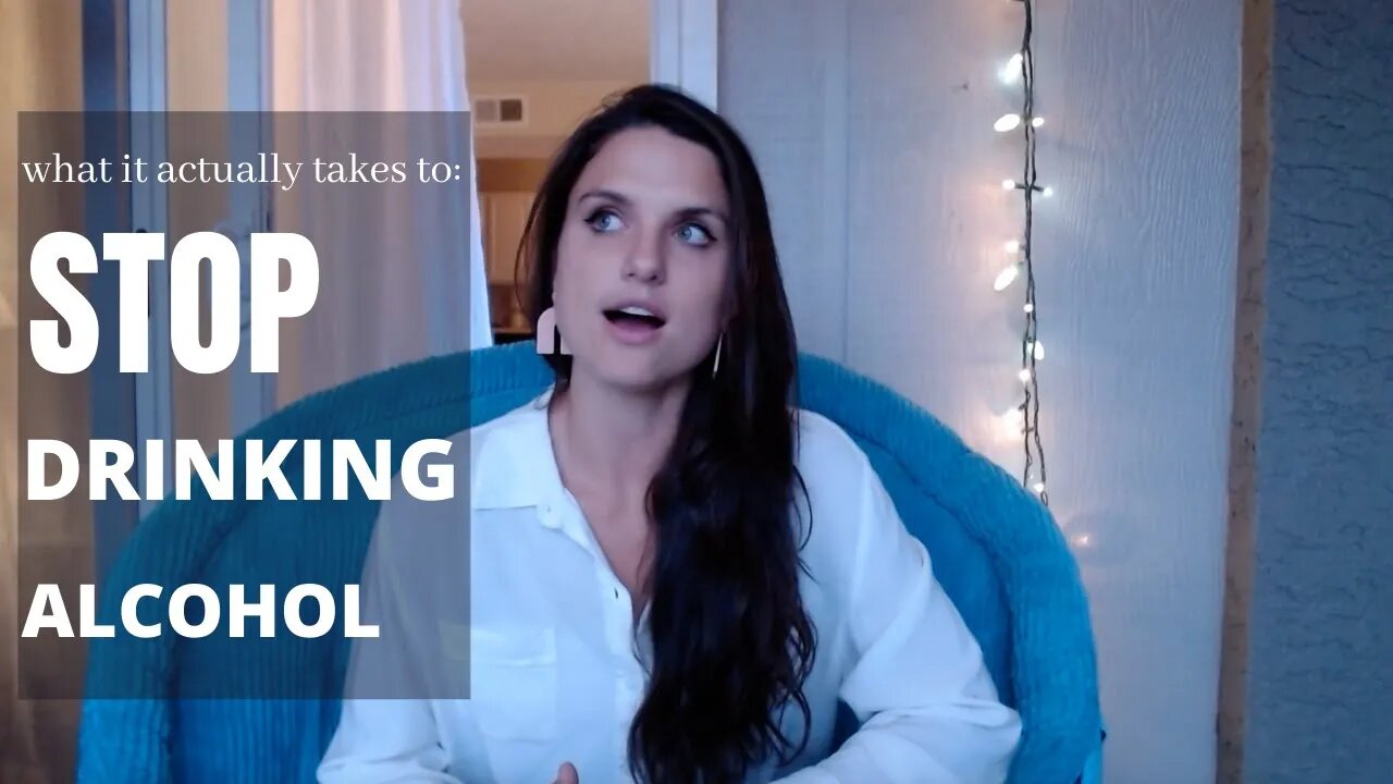 how to: stop drinking alcohol, what It ACTUALLY takes (no bulls**t)