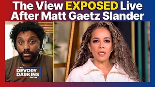 The View EXPOSED Live on Air for Matt Gaetz Slander