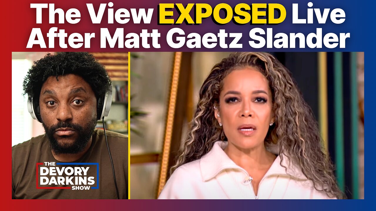 The View EXPOSED Live on Air for Matt Gaetz Slander