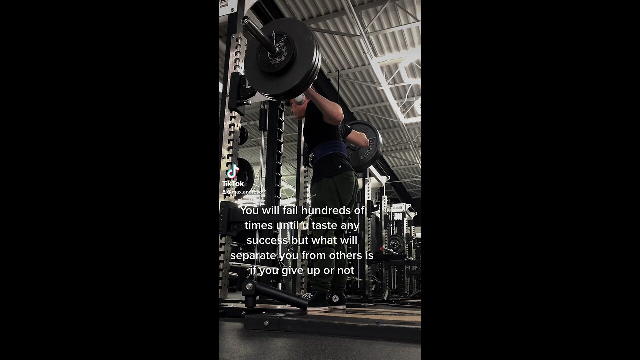 failure leads to success! Failing 355 squat