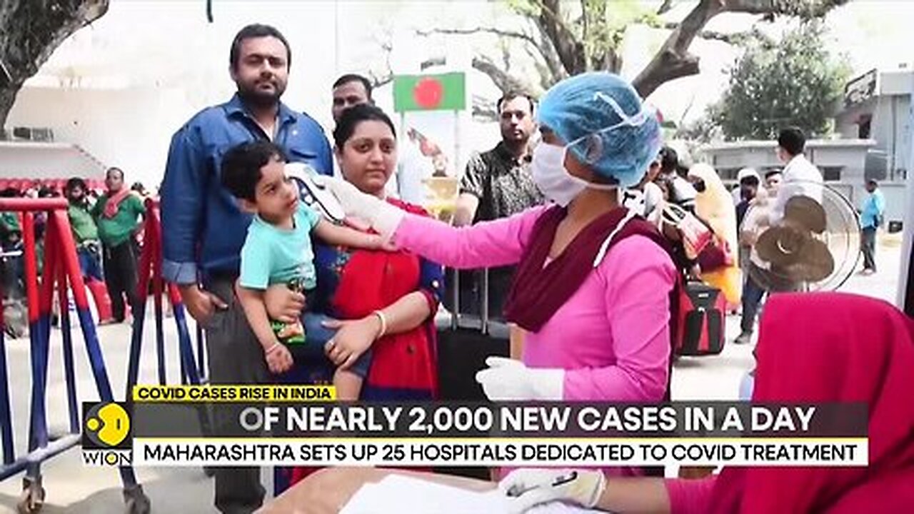 India records 12,591 NEW COVID CASES in a day, highest in around 8 months _ Latest News _ WION