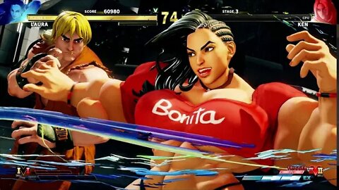 Street Fighter V Laura Muscle Mod: SF3 Arcade Playthrough