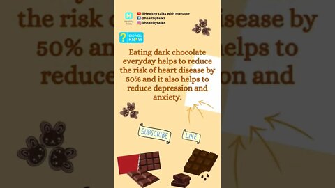 Dark Chocolate Fact #shorts #shortvideo