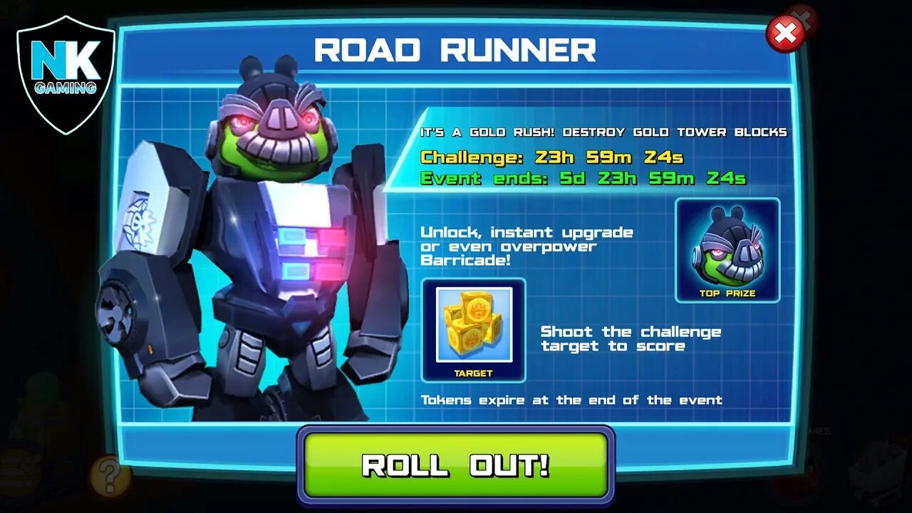 Angry Birds Transformers 2.0 - Road Runner - Day 1 - Featuring Nemesis Hotrod