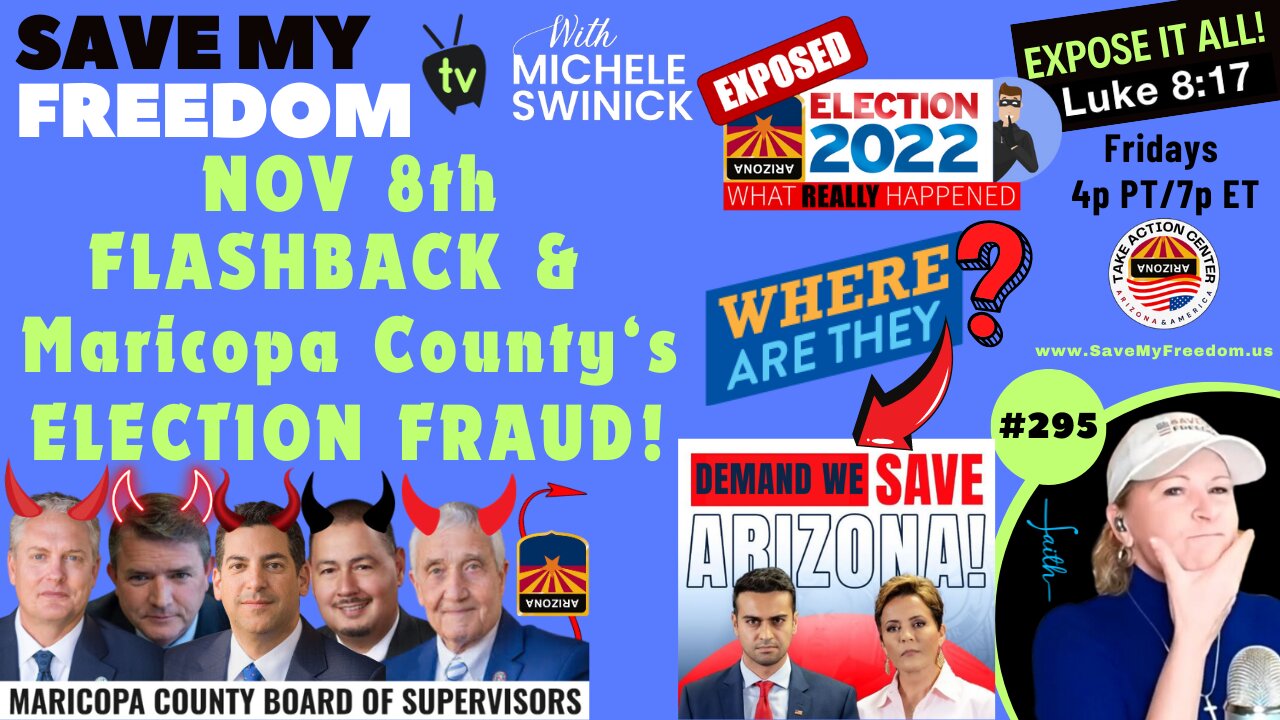 Maricopa County Counted 5,364 ILLEGAL VOTES Cast Nov 7 Thru Nov 9 & Have Already “Stolen” The 2024 Presidential Win From Trump. We The People Can Change That NOW…Nov 8 Election MUST Be SET ASIDE By Kari & Abe!