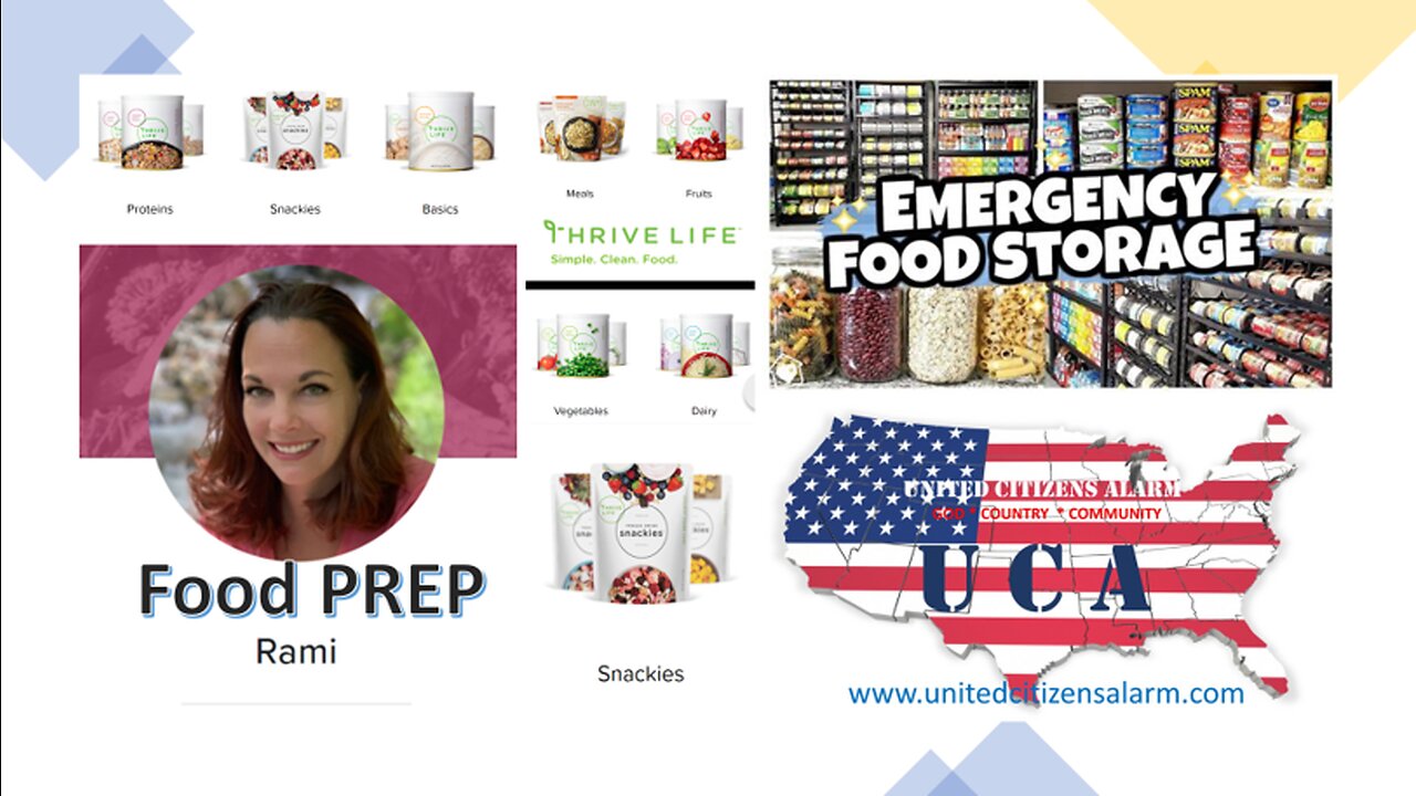 UCA - ALARM - FOOD PREP - THRIVELife - PREP for the COMING DEPRESSION