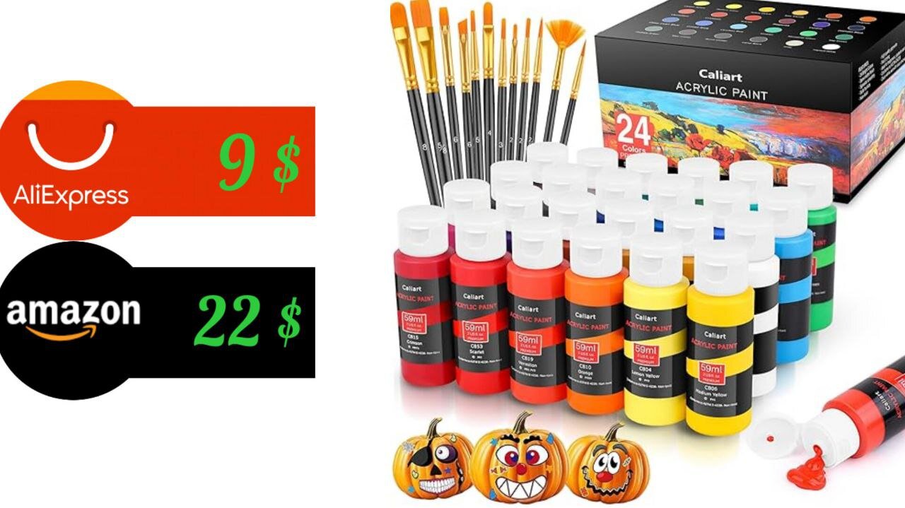 Caliart acrylic paint set