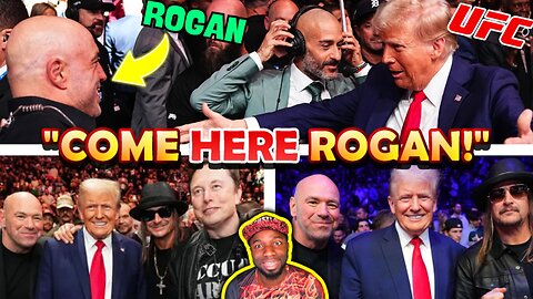 🚨UFC Crowd ERUPTS As Trump Gives MASSIVE HUG To Joe Rogan! Jon Jones Does TRUMP DANCE!