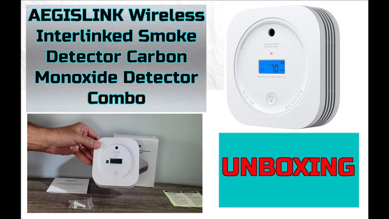 Unboxing On The AEGISLINK Smoke Detector Combo