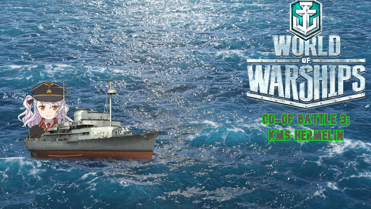 World of Warships Co-op battle 3: KMS Hermelin