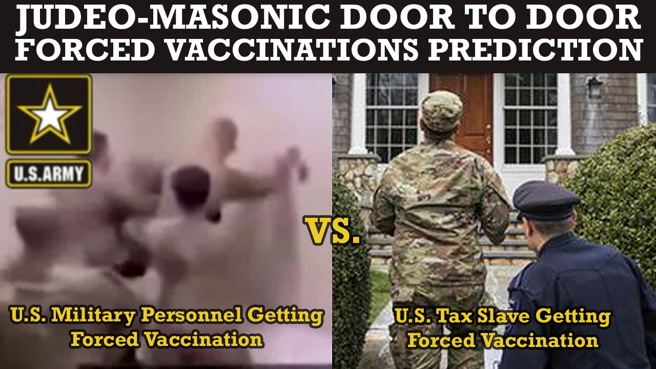 How U.S. Military Personnel Gets Forced Vaccinated vs. U.S. Tax Slave Gets Force Vaccinated